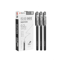 Andstal 0.2mm Superfine Gel Pen Full Needle Tube Gel ink Pen Black Gel Pen For School Office Supplies